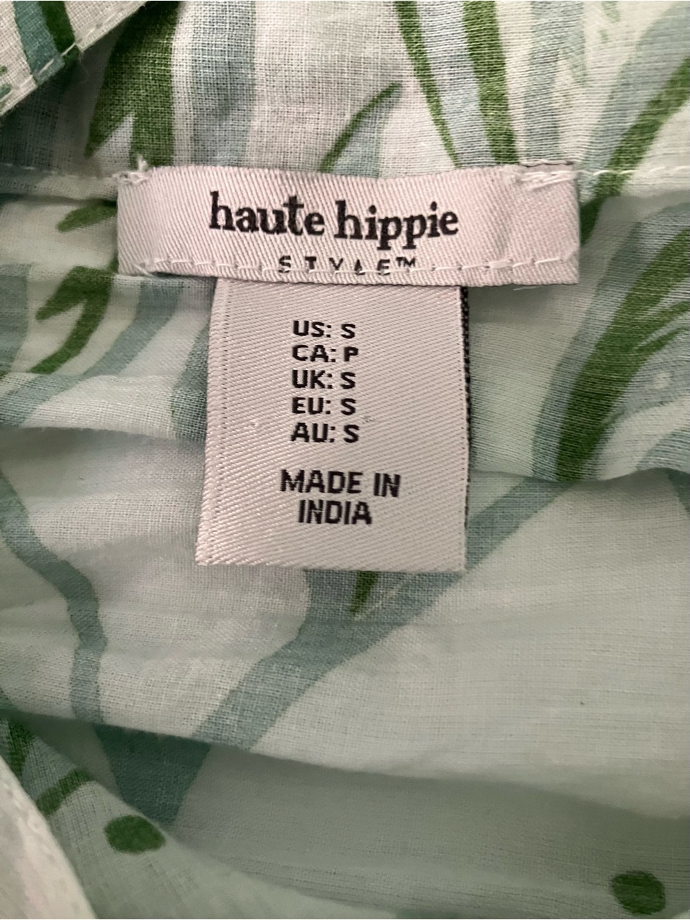 HAUTE HIPPIE Green Floral maxi dress - Picture 6 of 9